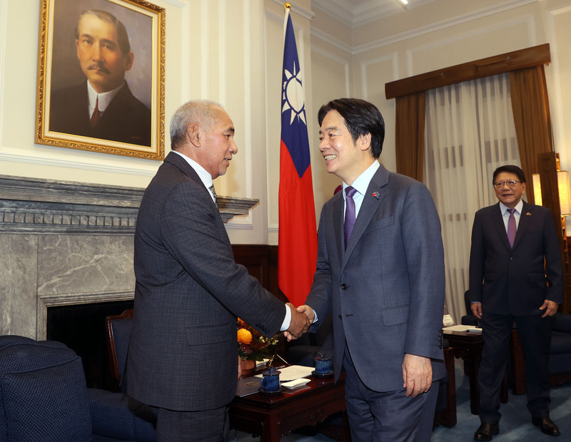 接見馬紹爾國會議長 總統：共同走向世界 提升國際能見度