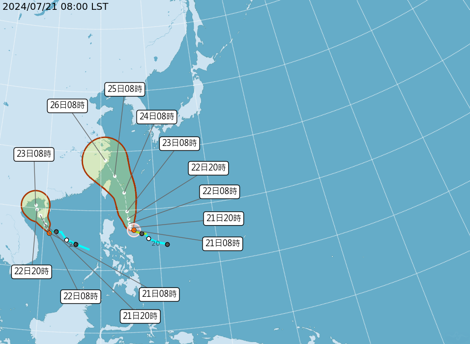 凱米估22日轉為中颱 吳德榮：風雨不可小覷