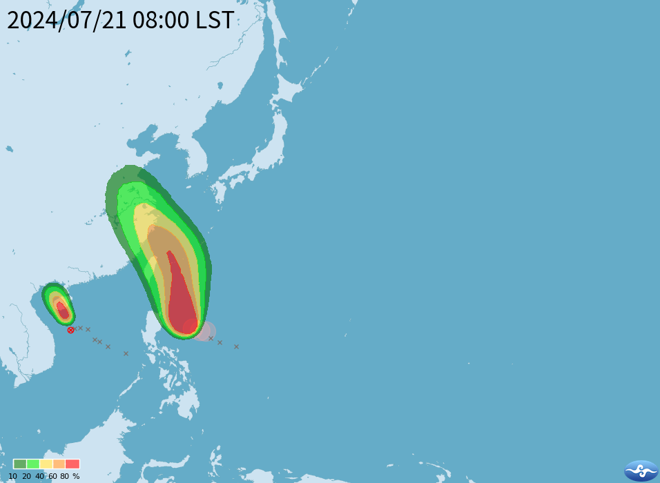 西南季風增強結合凱米環流 鄭明典：留意颱風尾