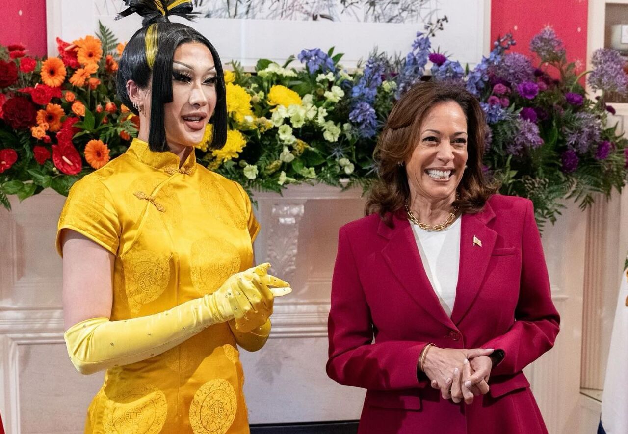 賀錦麗力挺LGBTQ 驕傲月與台灣變裝皇后妮妃雅同框