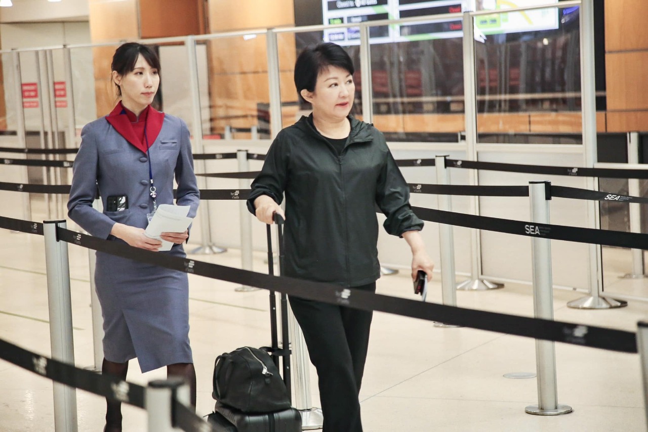 凱米颱風攪局 盧秀燕取消訪美行程清晨抵台