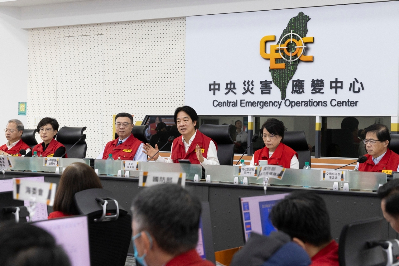 凱米颱風災害頻傳 賴總統：協助地方將災情降至最低