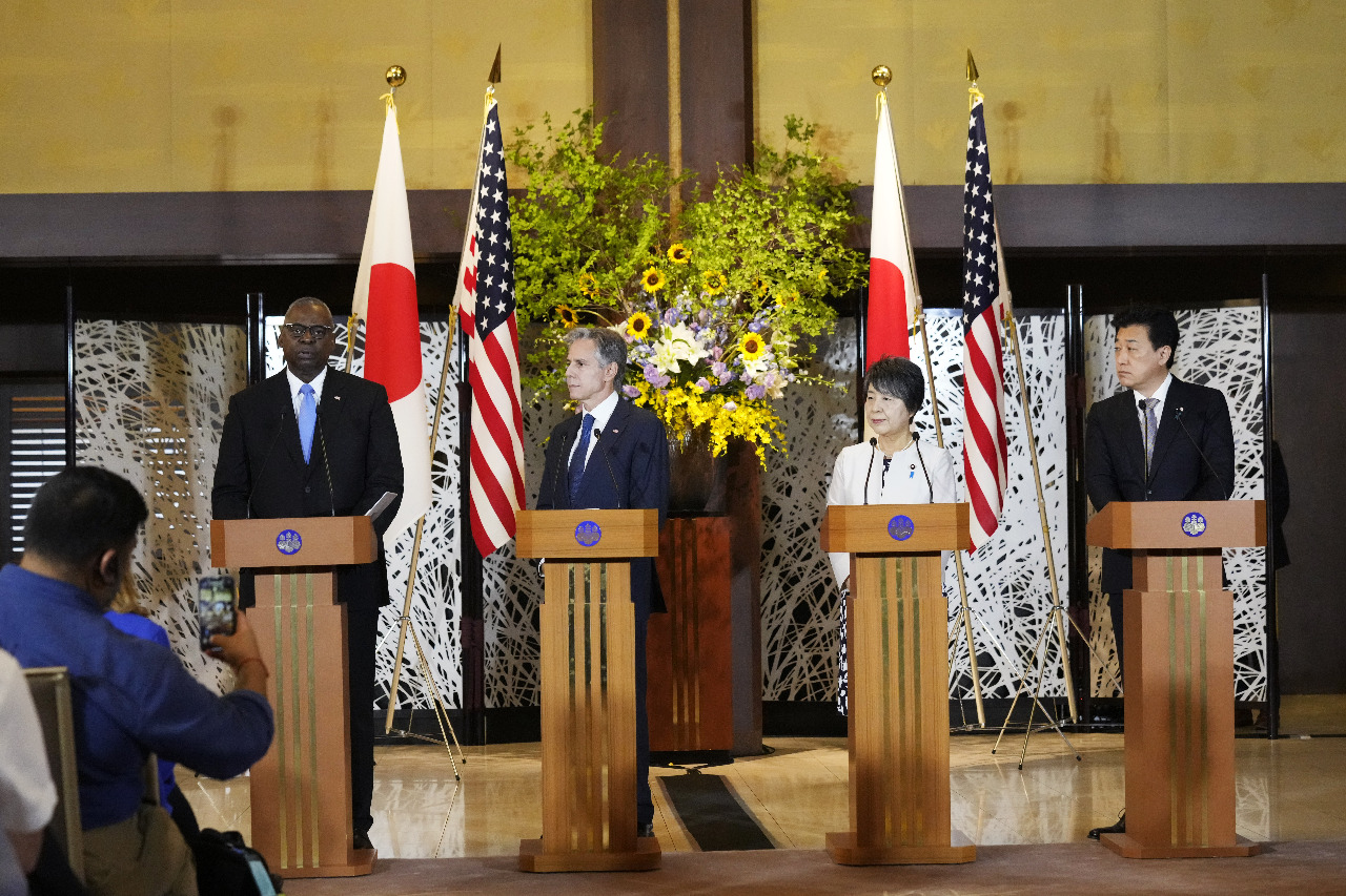 美日2+2會談重申台海和平  外交部：捍衛共同價值