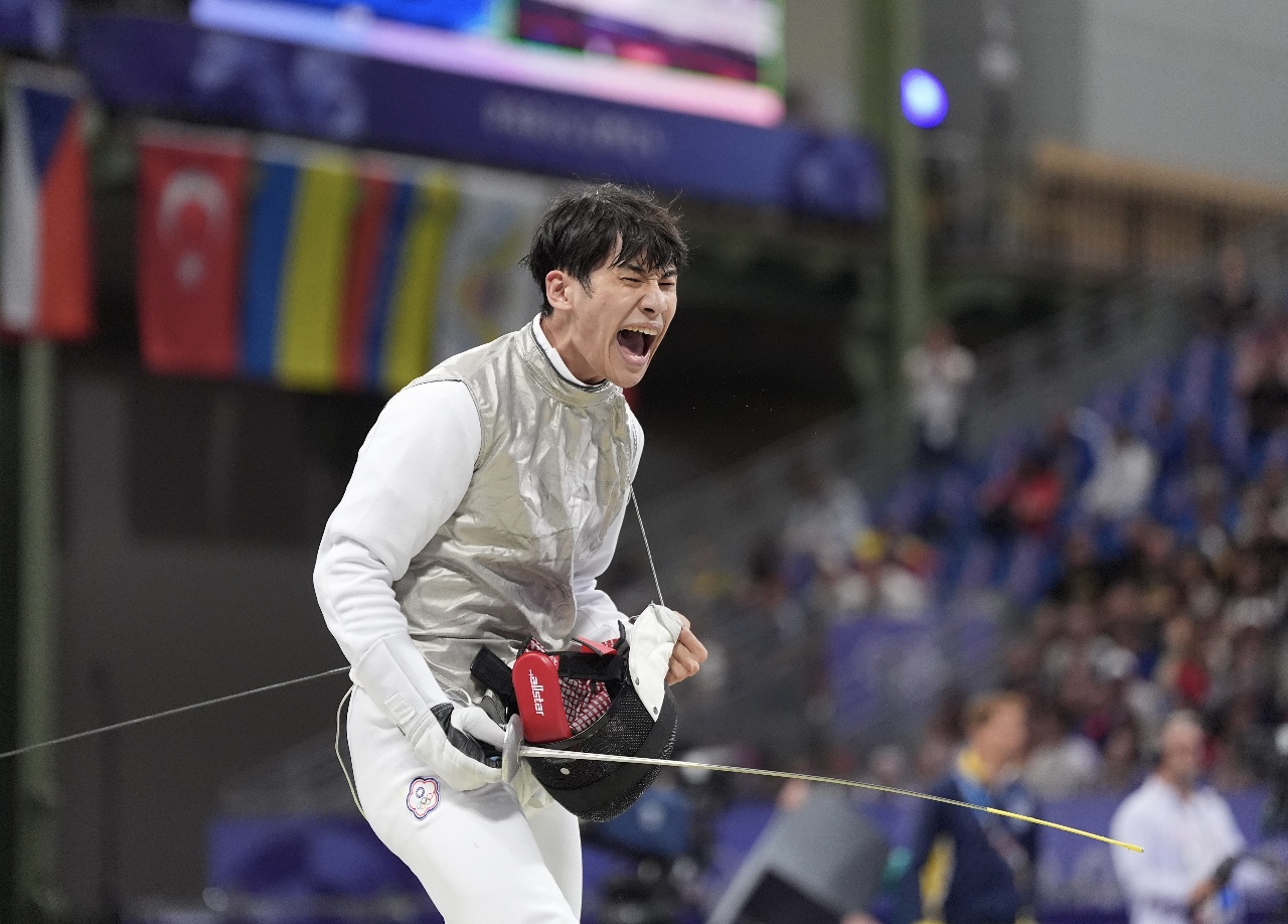 巴黎奧運／擊劍陳弈通奧運處女秀 擊敗對手晉級32強