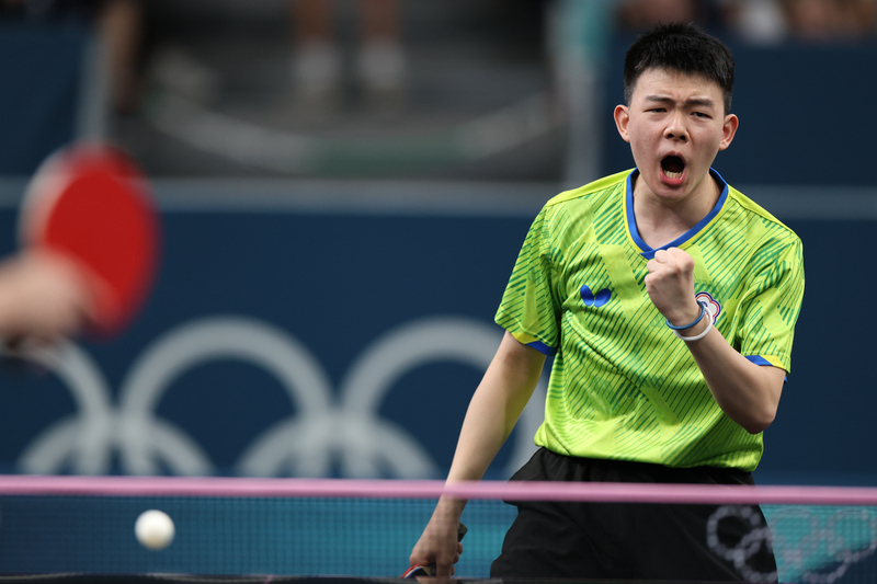 巴黎奧運／高承睿再拿下1勝  收穫桌球男單16強門票
