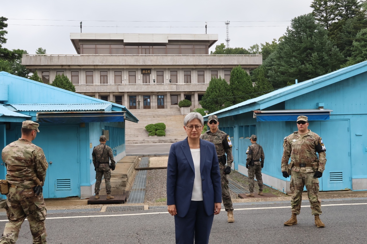 澳外長訪問非軍事區 譴責俄朝武器交易違反決議案