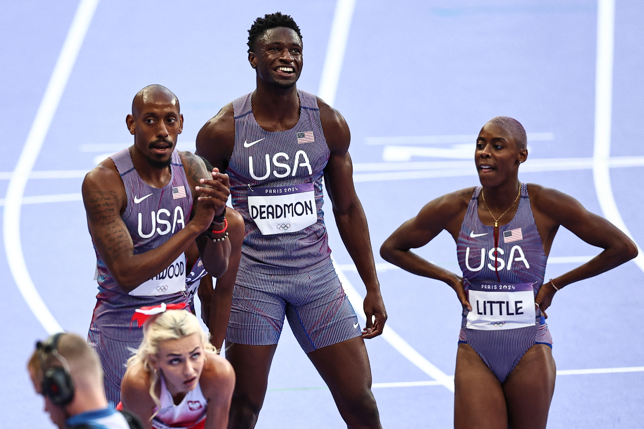 巴黎奧運／田徑混合4X400公尺預賽 美國刷新世界紀錄