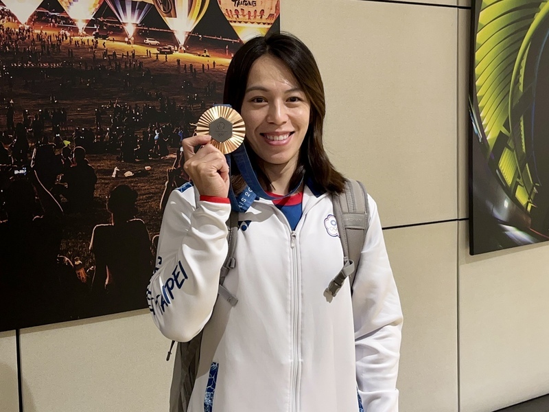 巴黎奧運／郭婞淳奪銅返台 感謝支持者給力量