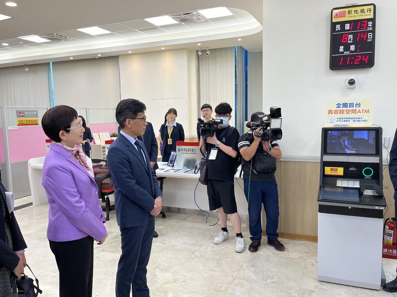 超搶手ATM服務身障者 彭金隆：公平待客沒最好只有更好