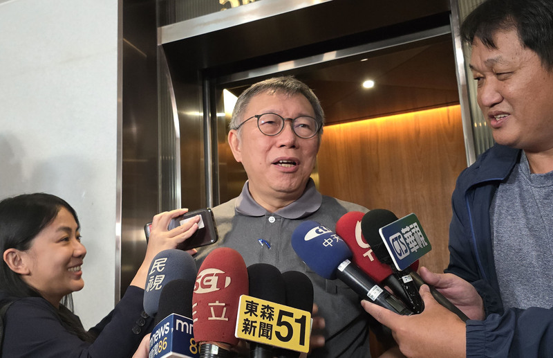 傳監院4月查出政治獻金收支不符 柯文哲：不知道