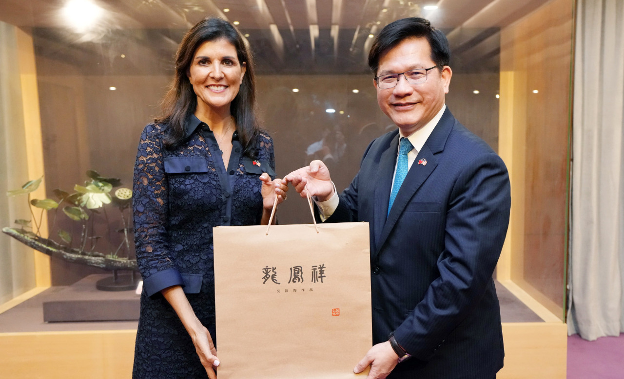 致謝海利長期挺台  林佳龍促民主陣營同抗威權