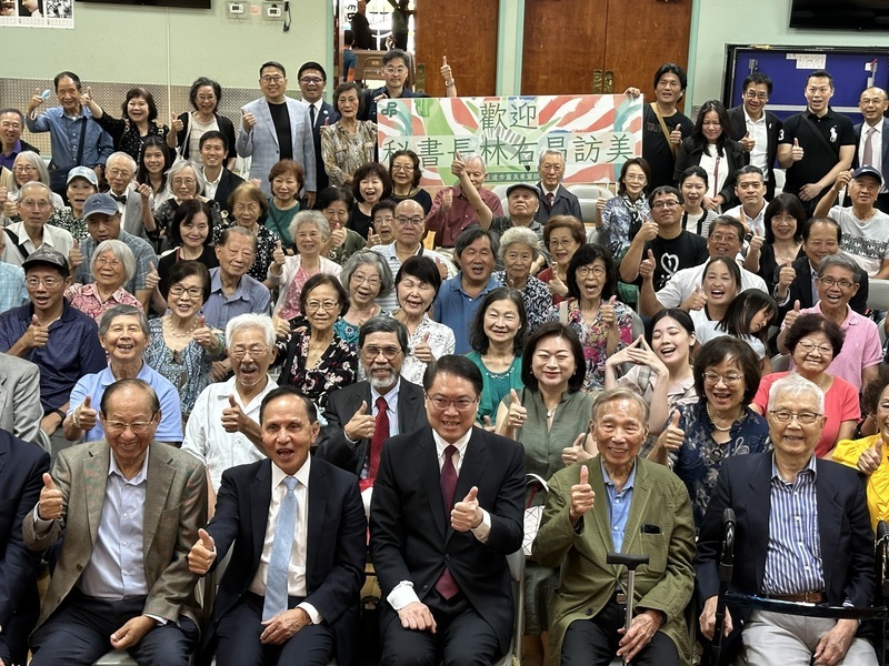 林右昌紐約僑社演說 台灣與自由民主國家站在一起