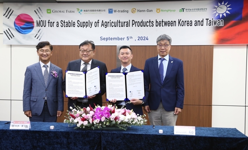 MOU深化台韓商機  韓擴大採購台灣結球萵苣導入供應鏈