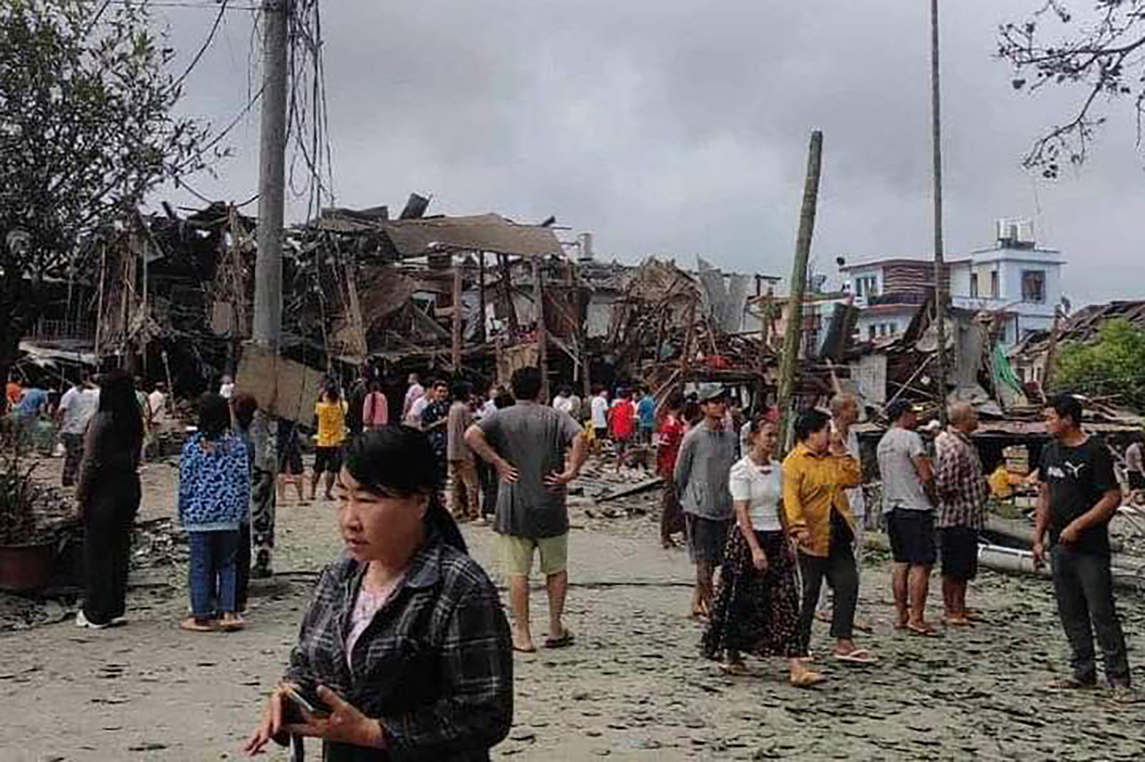 緬北動盪不止 緬軍轟炸撣邦至少11死