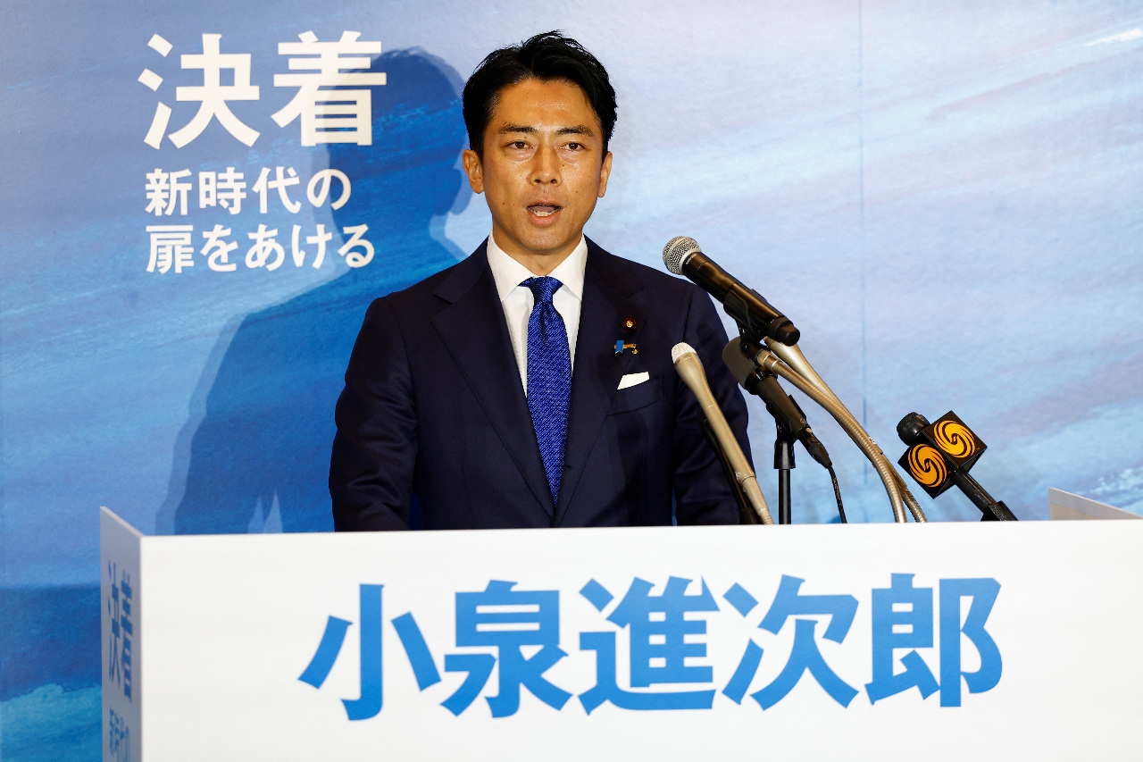 若成為自民黨總裁 小泉進次郎承諾儘快提前大選