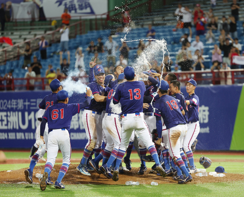 U18亞青棒台灣擊敗日本  暌違17年奪隊史第3冠