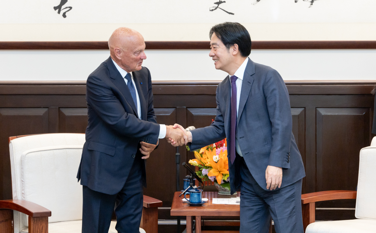 接見胡佛研究所學者 總統盼強化結盟力量 讓民主免於威權擴張威脅