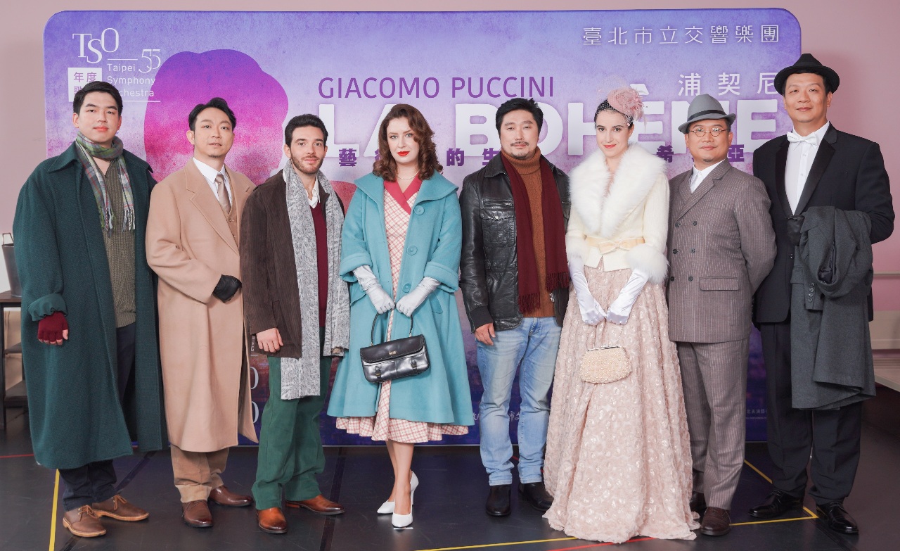 北市交年度歌劇《藝術家的生涯》定妝 展現波希米亞式浪漫與自由