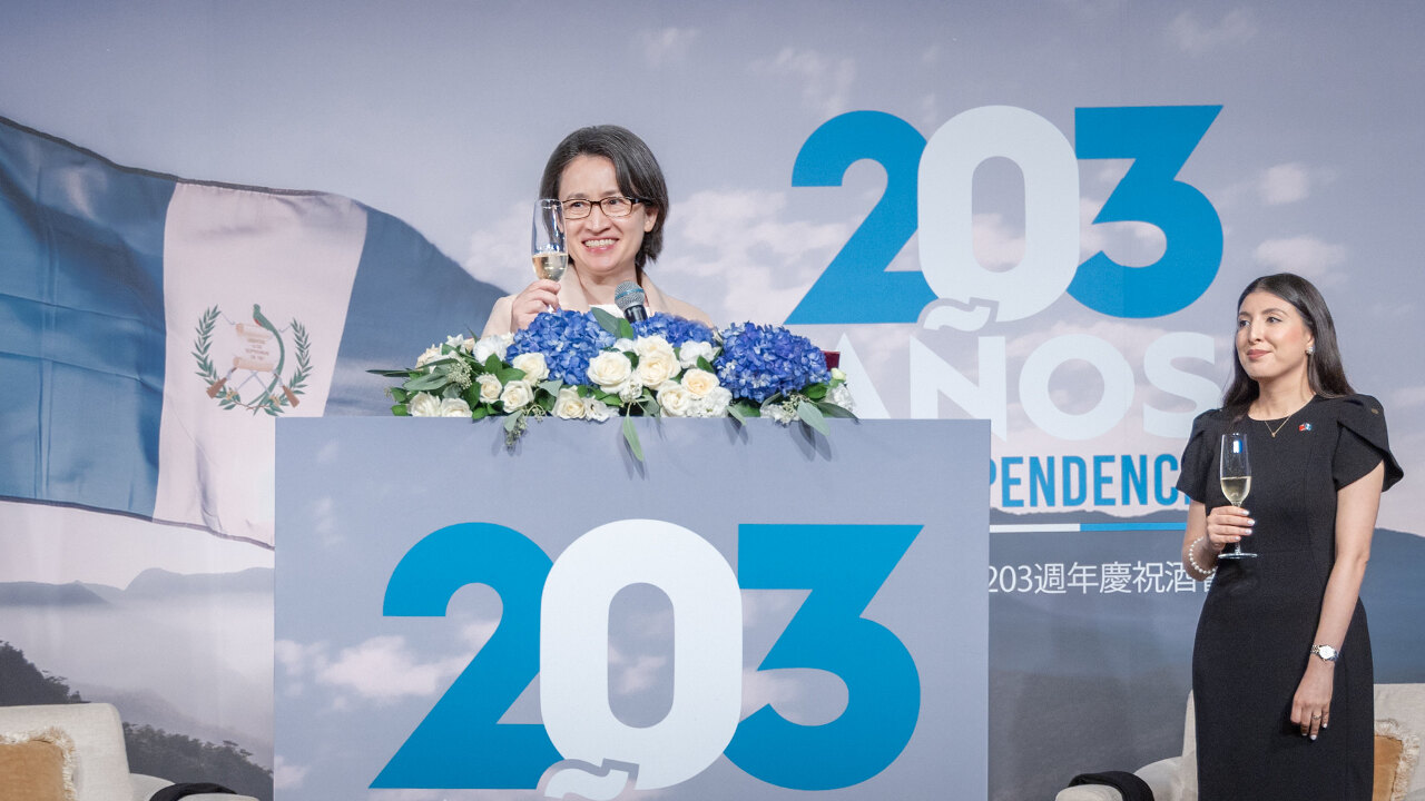 瓜地馬拉國慶酒會 副總統：台瓜有自由民主深刻共鳴