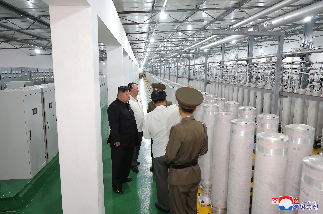 聚焦核武 金正恩視察鈾濃縮設施