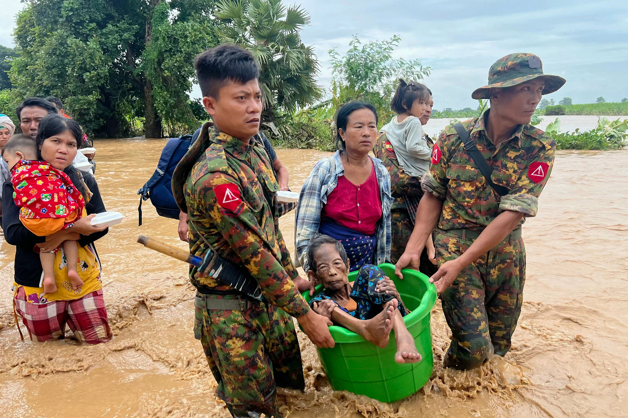 摩羯颱風釀致命災情 緬甸軍政府罕見對外求援