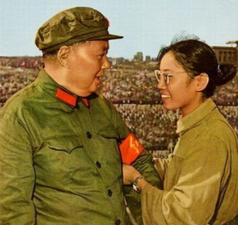 為毛澤東配戴袖章 中共著名紅衛兵宋彬彬去世
