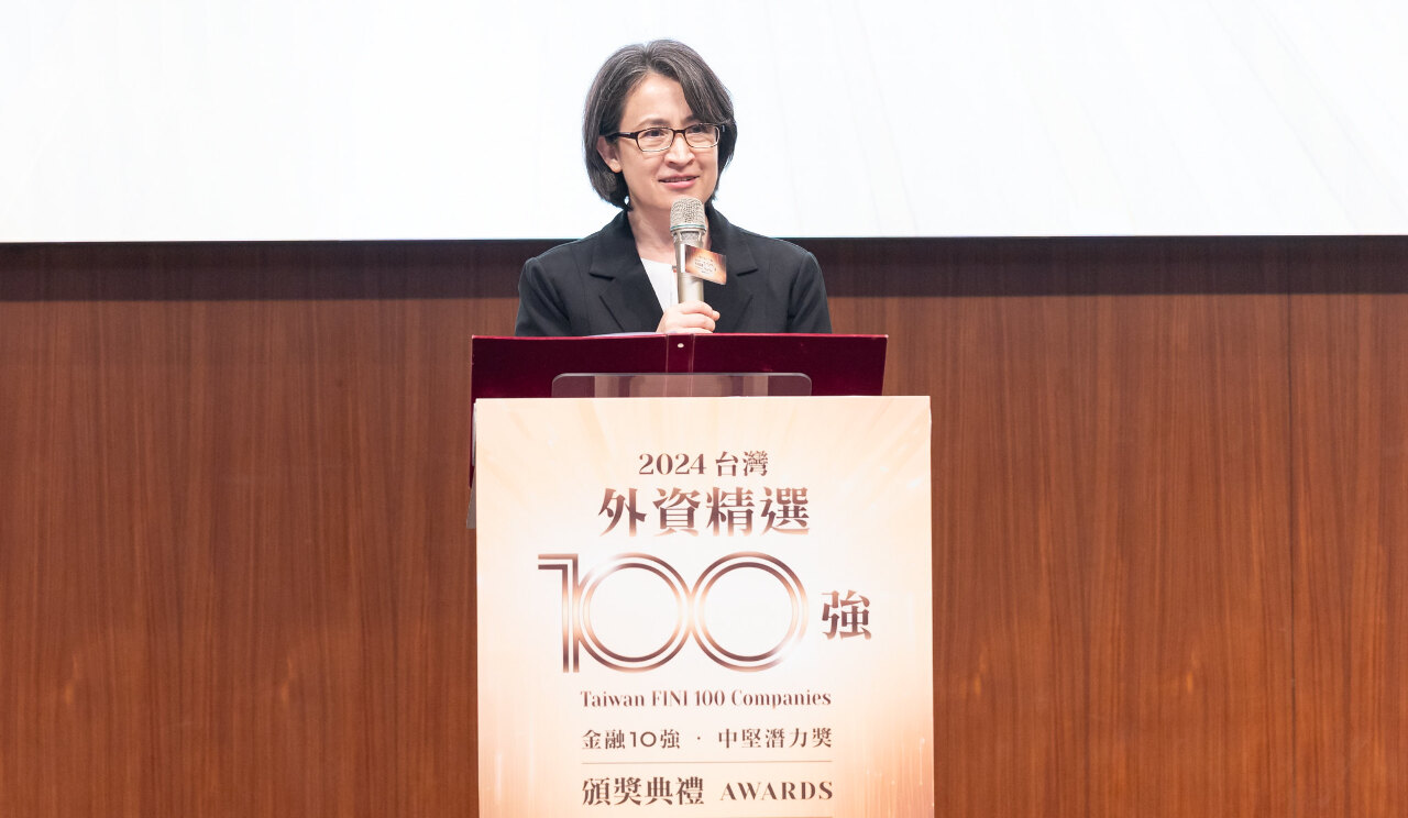 出席外資精選百強頒獎 蕭美琴：盼世界看見台灣多元具潛力產業