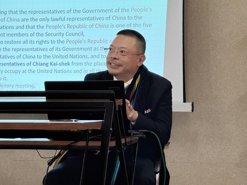強調台灣安全重要性 駐印度副代表：一中原則是騙局