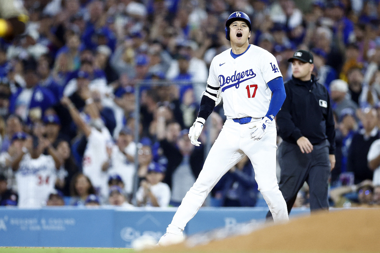 大谷翔平56盜追平鈴木一朗 敲勝利打點道奇擒教士