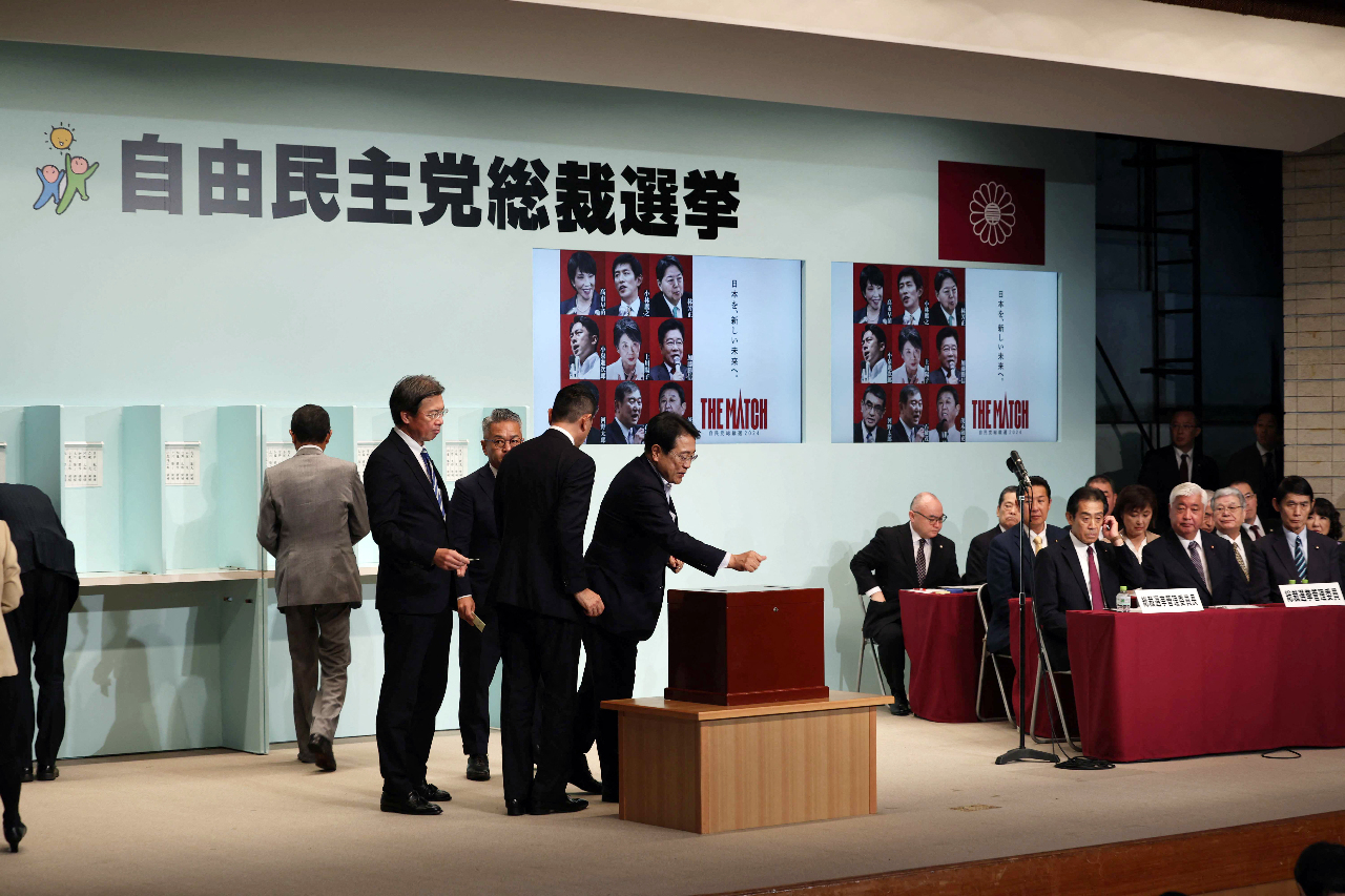 數年來最難預測 日本自民黨總裁選舉開始投票
