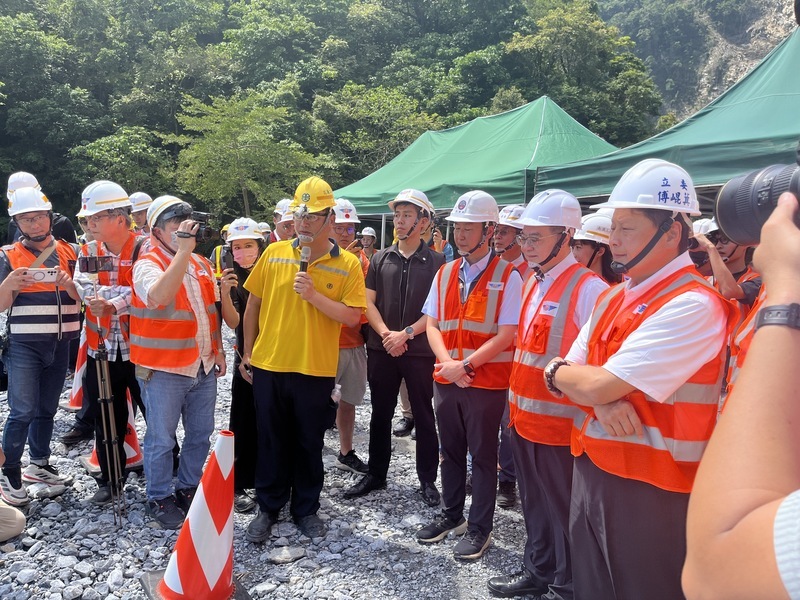 視察北迴花東公路搶修進度 卓榮泰：盡快把太魯閣還給世界