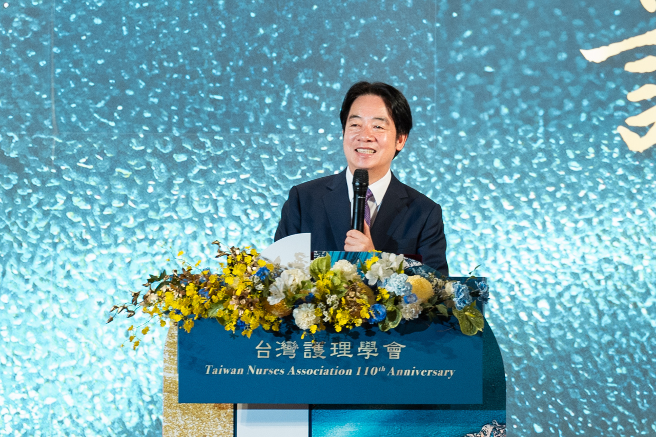 賴總統出席護理學會慶祝大會 承諾增加7500名護理師落實三班護病比