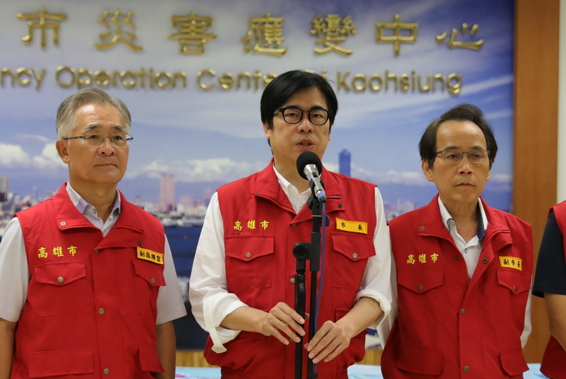 颱風路徑北修 西南風殺傷力強 陳其邁籲減少不必要外出