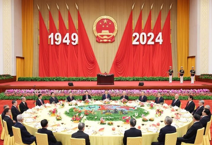 中共建政75年 中國大使喊話美國不能拆梁毀柱