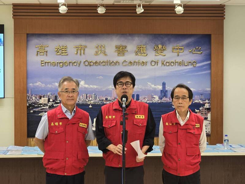 高雄市10/4停班課 陳其邁：全面啟動災後搶救工作