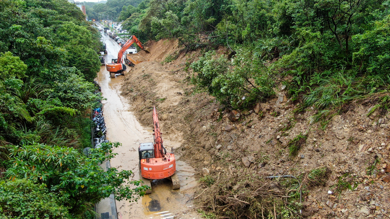 基隆土石災情 中央災害應變中心協調國防部、縣市協助