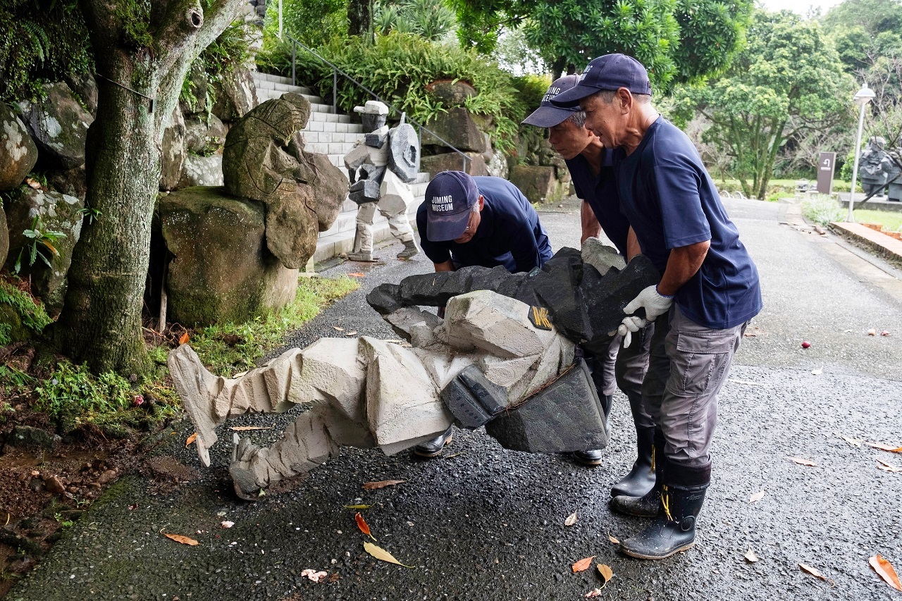 朱銘美術館災後復原 盼社會「同心協力」挺過難關