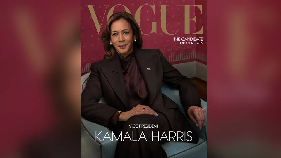 賀錦麗登上Vogue封面 被稱為「我們時代的候選人」