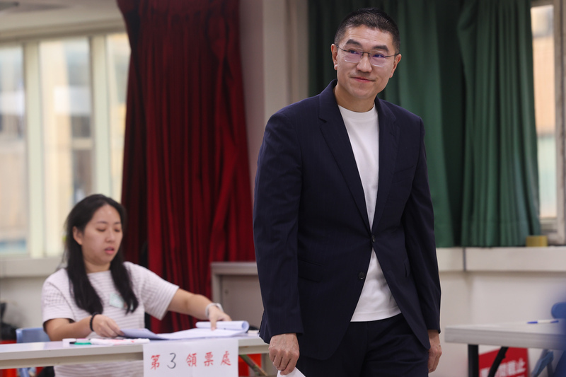 基隆首次行使罷免 謝國樑投票籲市民踴躍參與