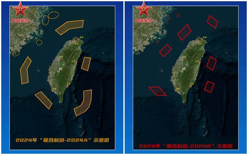 中國展開聯合利劍軍演 台灣國防部強烈譴責