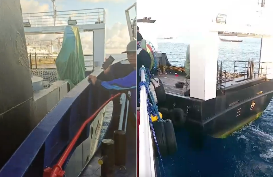 南海衝突再起 菲控中國海上民兵船衝撞漁船