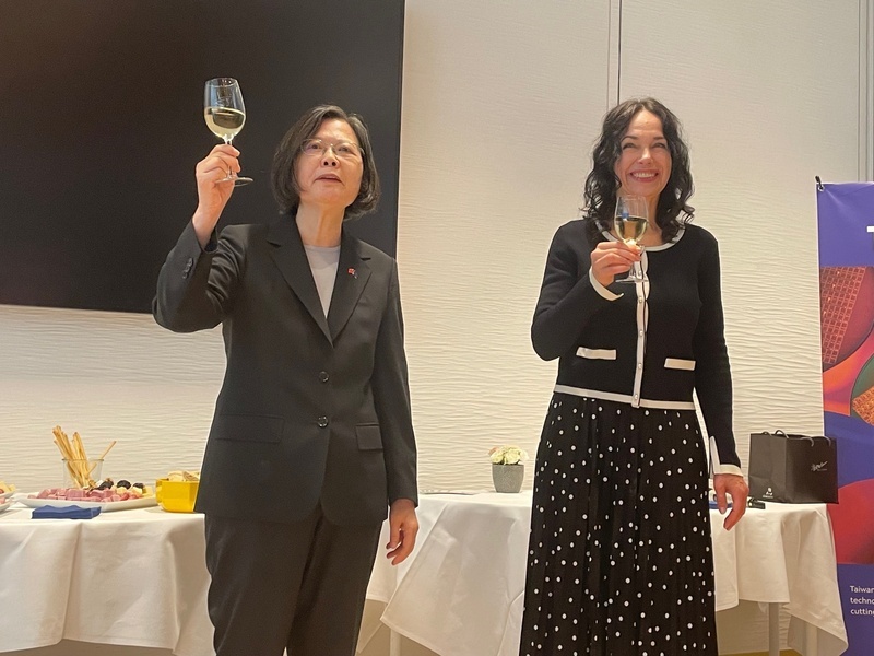 出席歐洲政要「女力之夜」 蔡英文：女性領導人站在維護民主最前線