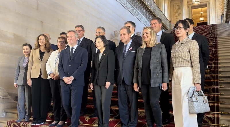 蔡英文超人氣驚喜訪法 台歐靠攏一中政策正質變