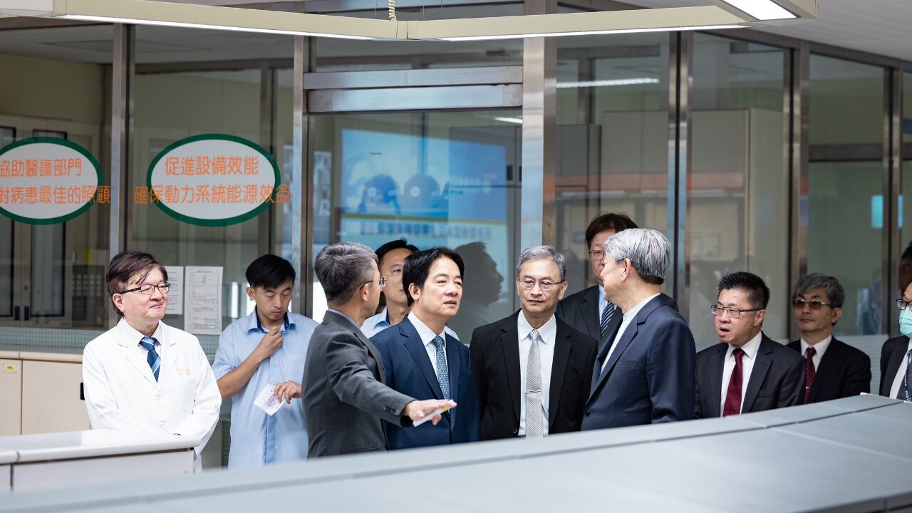 總統參訪林口長庚 鼓勵業界運用ESCO節能減碳