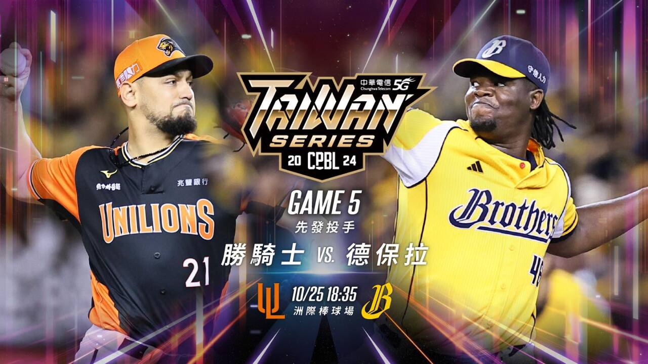 台灣大賽G5／兄弟推德保拉拚封王 獅隊派勝騎士續命