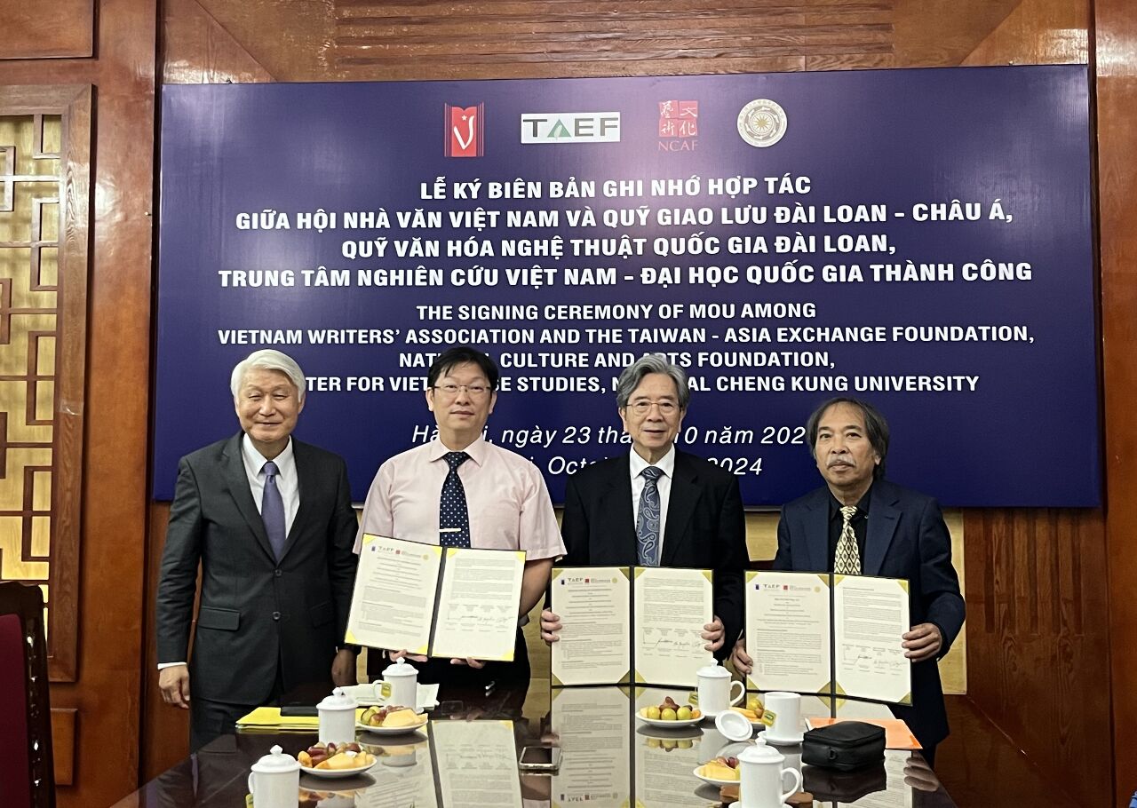 臺越文化交流新篇章：深化文化藝術與文學領域合作