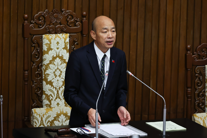 財劃法審查爆激烈衝突 韓國瑜呼籲理性問政