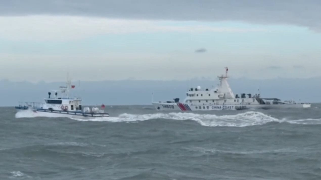 中國4海警船同日兩度侵擾金門海域  海巡對應驅離