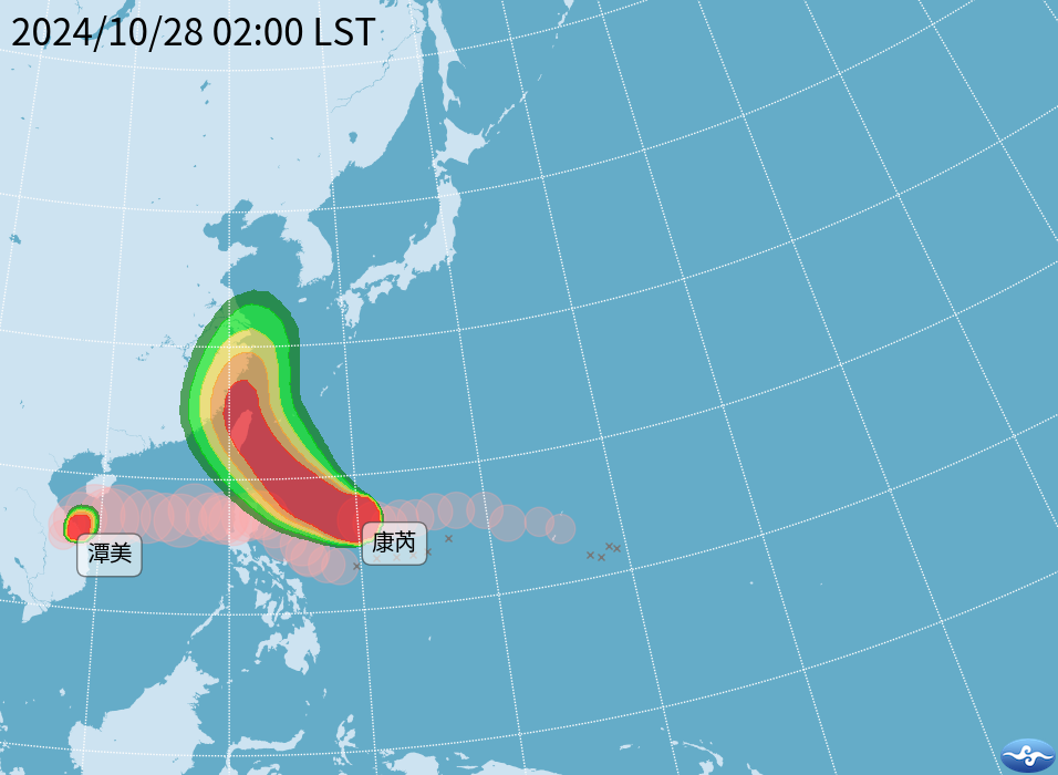 氣象專家：康芮可能直接登陸  對台威脅大