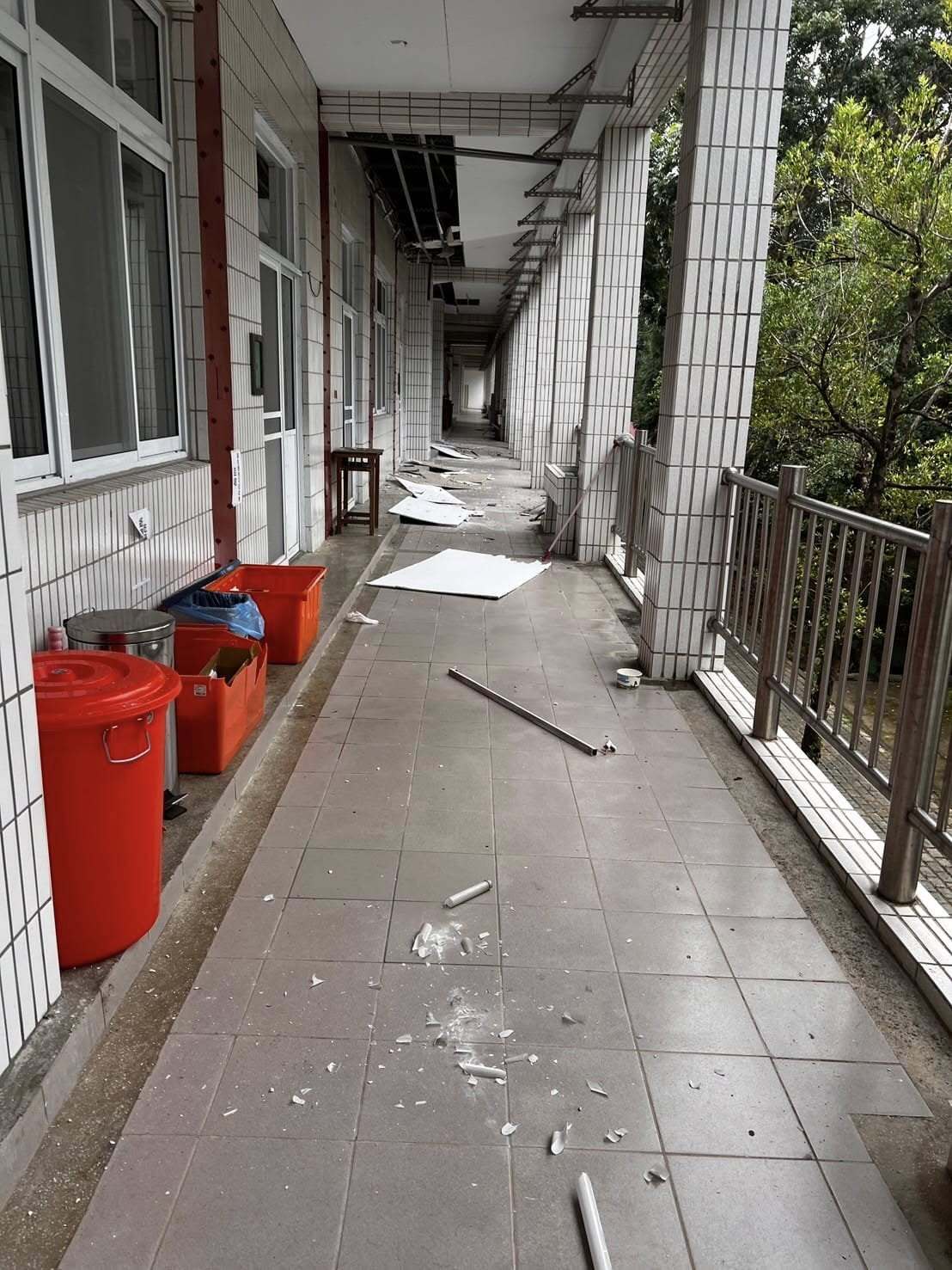 嘉義地震6村落21戶屋損 中埔國中損壞嚴重